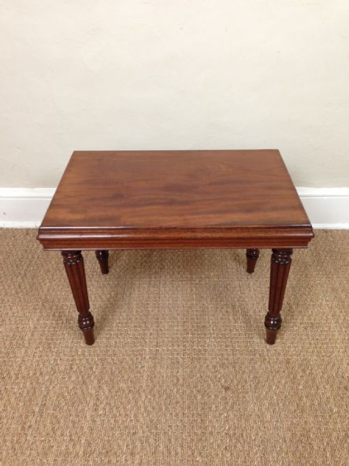 A George IV Mahogany Bidet Stool in the Style of Gillows  C 1825