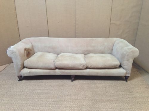 An Enormous Victorian Mahogany Chesterfield C 1880.