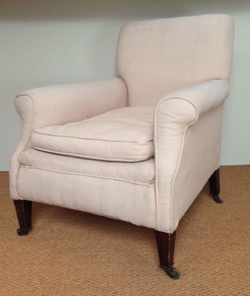 An Edwardian Mahogany Howard Style Armchair C 1910