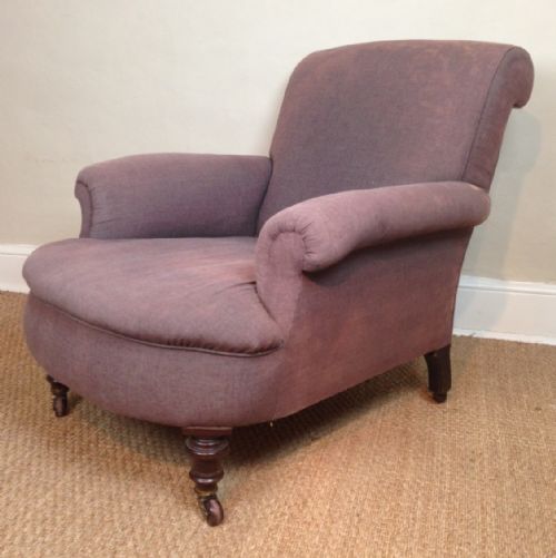 A Large Victorian Country House Armchair C 1890