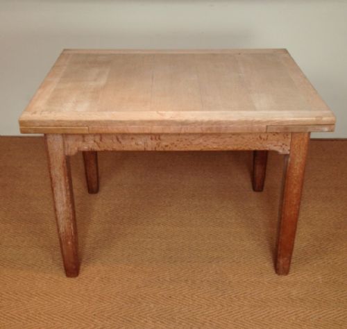 A Heals Limed Oak Draw Leaf Table C 1930