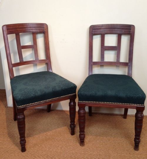A Set of 12 Victorian Walnut Chairs by Maple and Co C 1890