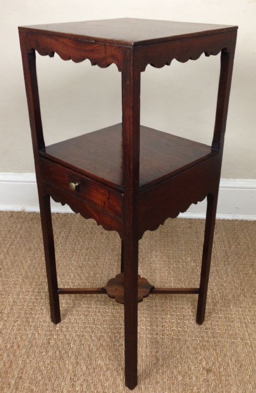 A George 111  Mahogany  Two Tier Table C 1780