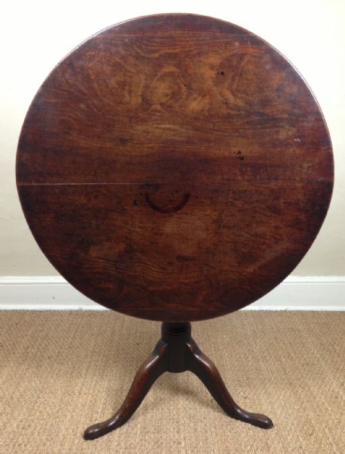 A George 111 Mahogany Tripod Table C 1770
