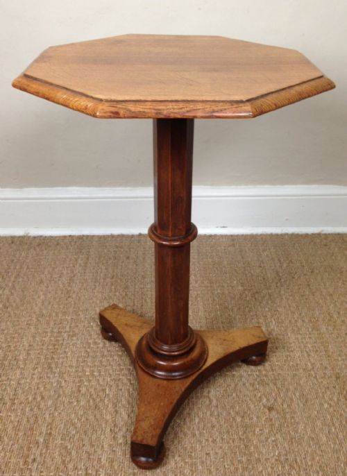 A William 1v Oak Lamp Table C 1835