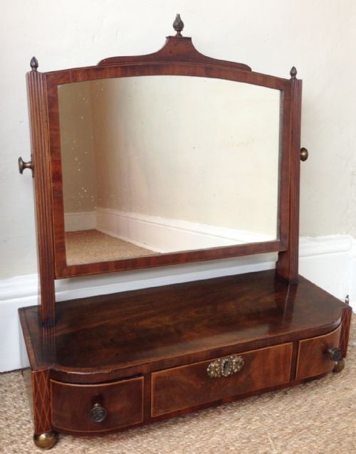 A Regency Mahogany Dressing Table Mirror C 1820