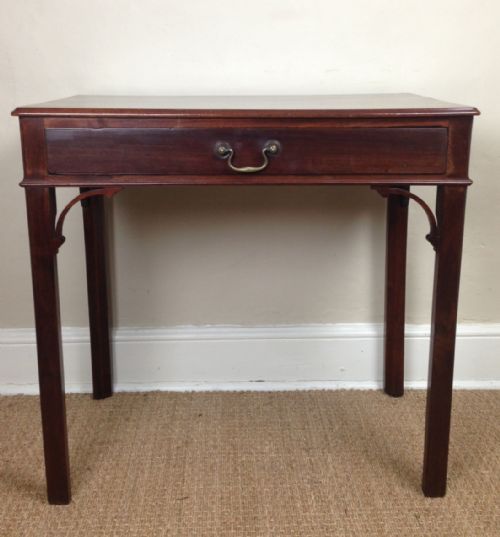 fig 1. A George 111 mahogany side table c 1770