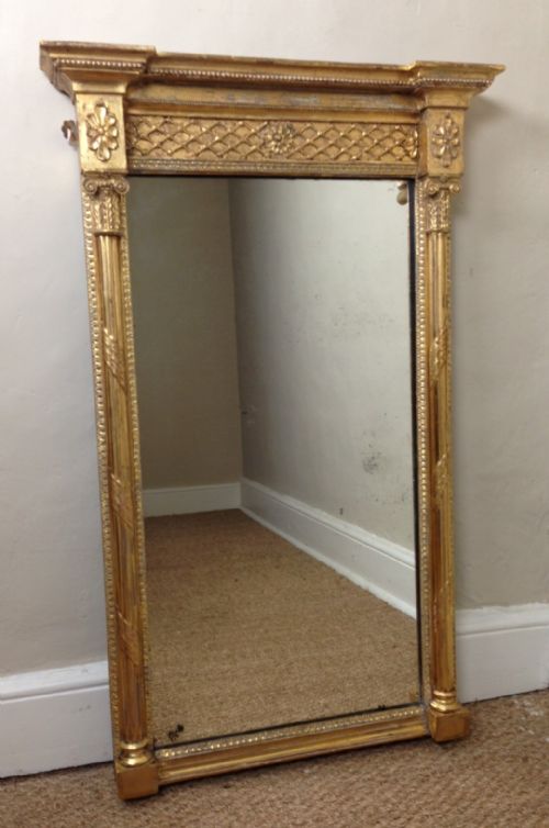 A Regency Gilt Pier Mirror C 1820