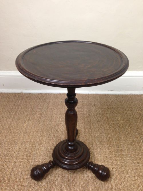 A Dutch East Indies Miniature Tripod Table