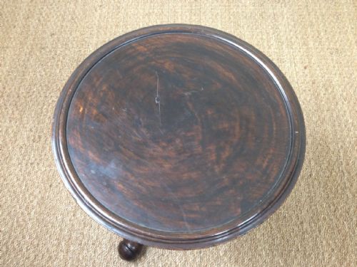 fig 1. A Dutch East Indies miniature tripod table