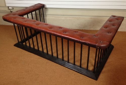 fig 1. An enormous late Victorian club fender c 1900