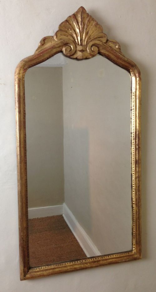 A Small Victorian Arched Pier Mirror C 1880