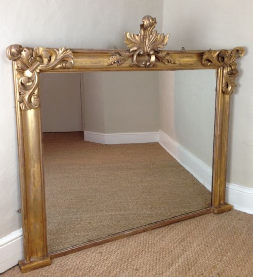 A Large William IV Gilt Over Mantel C 1835
