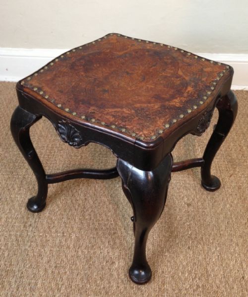 fig 1. A Portuguese Colonial Hardwood stool late 19th c