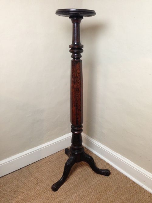 A Victorian Mahogany Torchere Stand C 1890