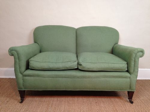 An Edwardian Mahogany Two Seater Sofa C 1910