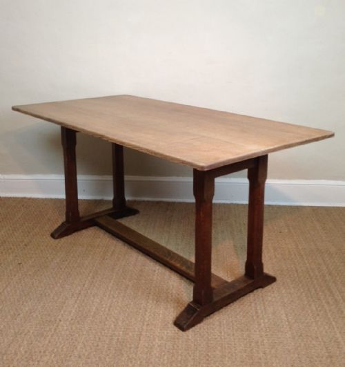 A Heals Oak Letchworth Table C 1910