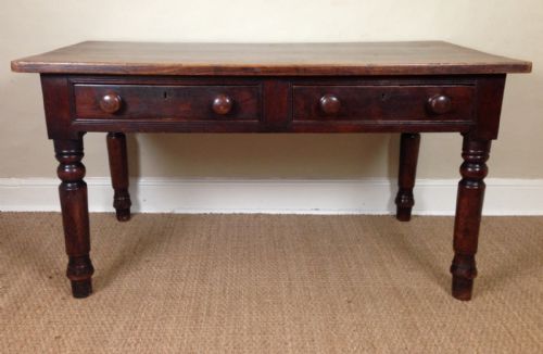 A Mid 19th C West Country Elm Farm Table