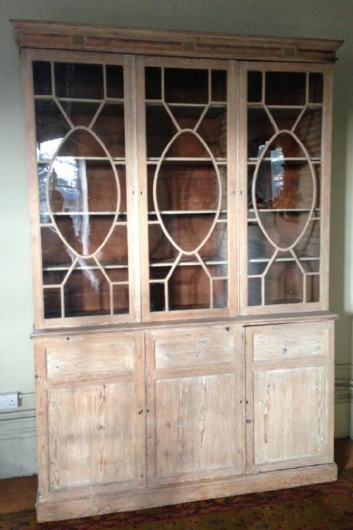 A George 111 Painted Pine Library Bookcase C 1790