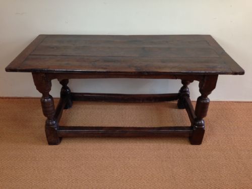 A 17th C Anglo Dutch Oak Refectory Table C 1690
