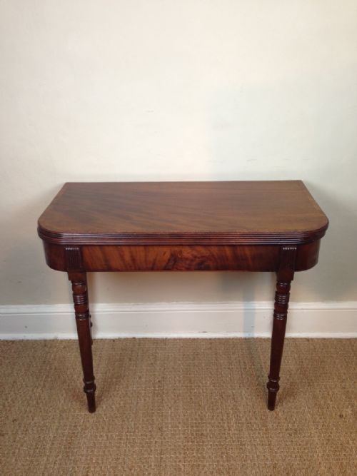 A Regency Mahogany Tea Table C 1820