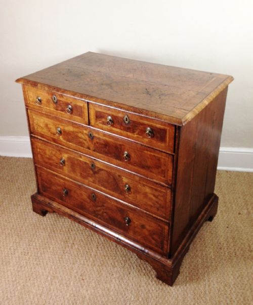 A Queen Anne Walnut Chest of Drawers C 1715