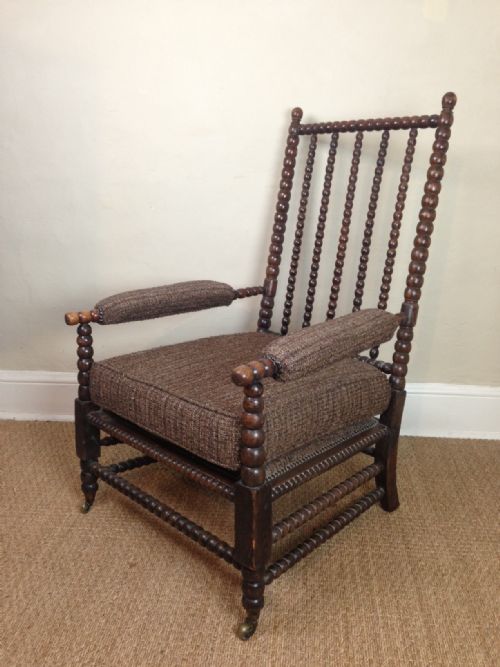 A Victorian Simulated Rosewood  Bobbin Chair C 1850