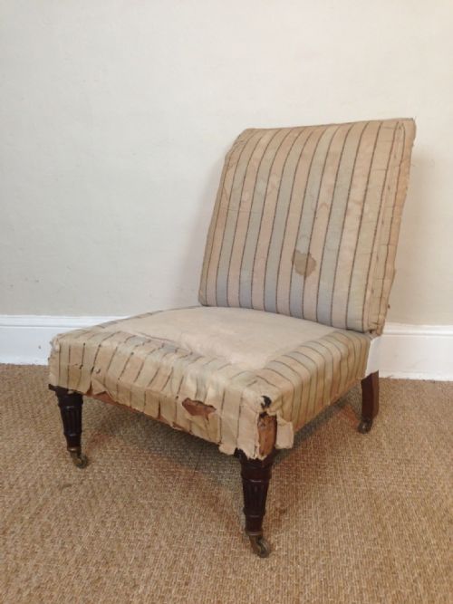 A Late Victorian Nursing Chair C 1900 for Recovering.