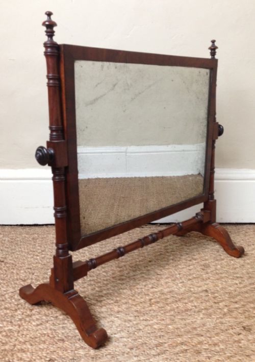 A Regency Mahogany Toilet Mirror C 1820
