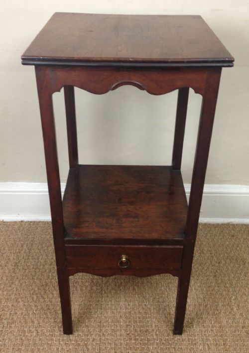 A George 111 Chippendale Period Bedside Table C 1770