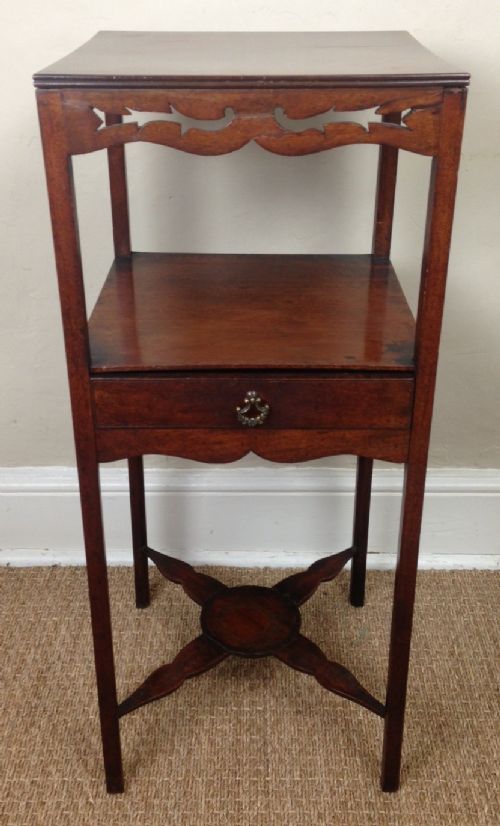 A George 111 Mahogany Bedside Table C 1780