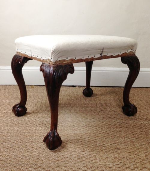 A Fine George 11 Mahogany Stool C 1750