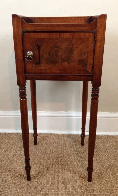 A George 111 Mahogany Bedside Table C 1810