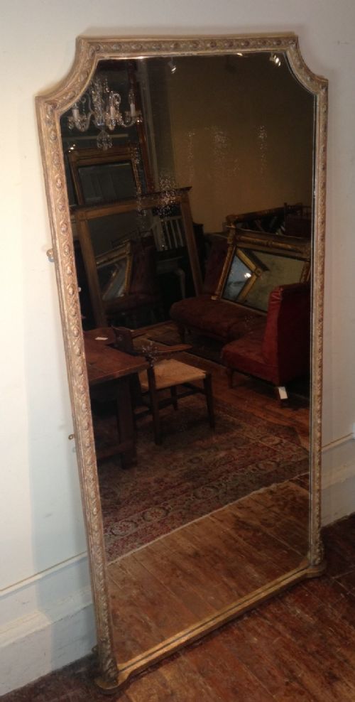 A Very Large Mid 19th C Gilt English Pier Mirror C 1840