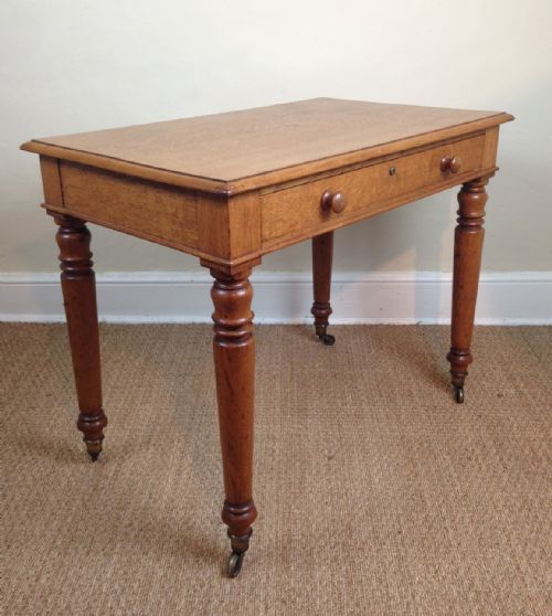 A William IV Oak Writing Table C 1835