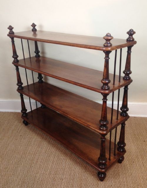 A Victorian Mahogany 4 Tier Open Stand  C 1860