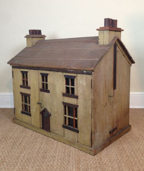 A Victorian Painted Dolls House C 1880