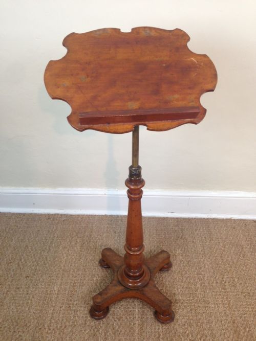 A Victorian Birch Music Stand by Riddetts of London C 1870