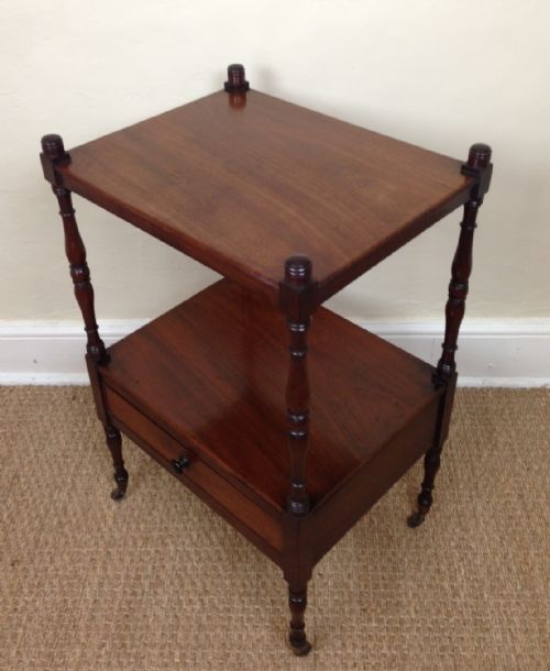 A George IV Mahogany 2 Tier Table C 1830
