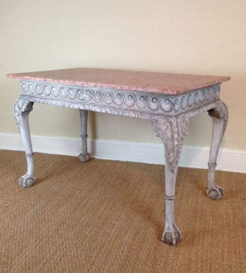 A Late Georgian Painted Mahogany Console Table C 1830