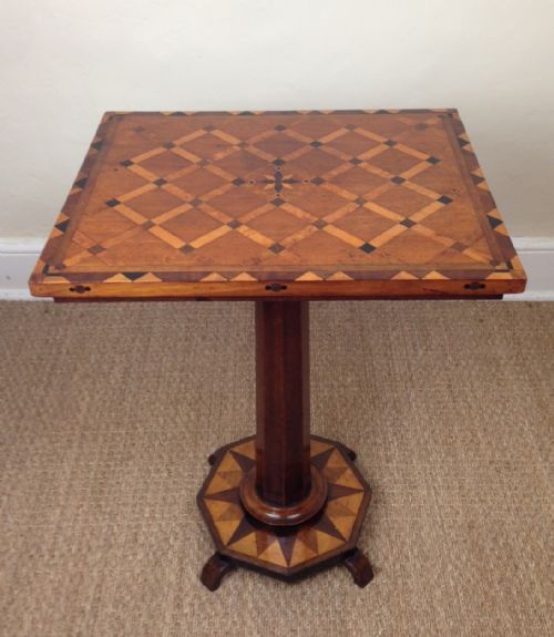 A Victorian Specimen Table C 1860 Probably Colonial