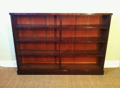 A William IV Mahogany Open Bookcase C 1835