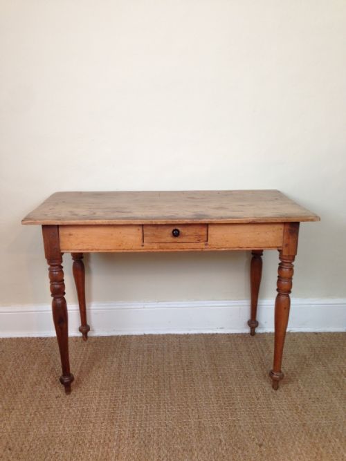 A Late Victorian Pine Side Table C 1880