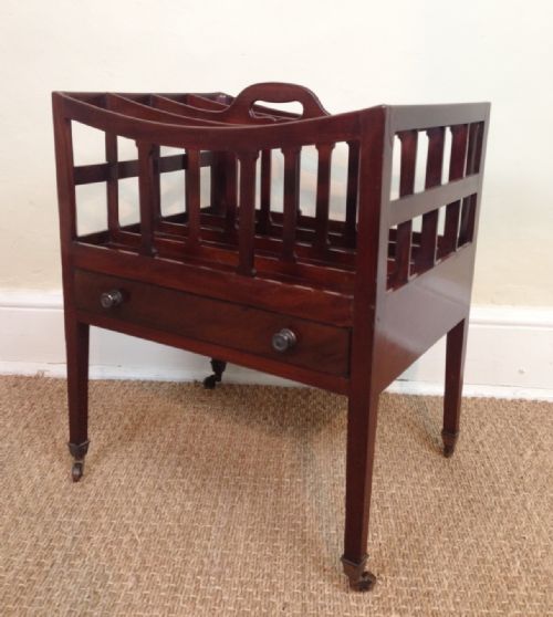 A Small George 111 Mahogany Canterbury C 1800