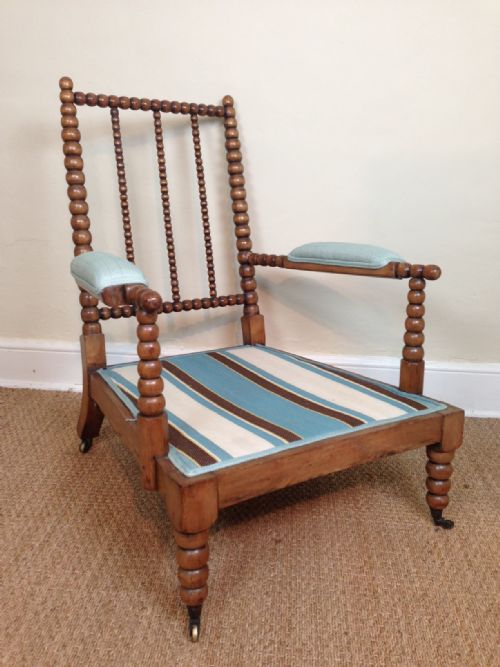 An Early Victorian Simulated Beech Bobbin Armchair C 1840