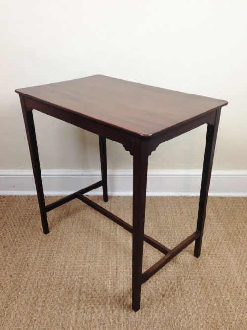 A George 111 Mahogany Rectangular Lamp Table C 1790