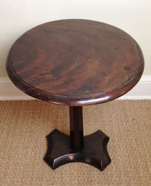 A Mid 19th C Provincial Mahogany Tripod Table C 1840