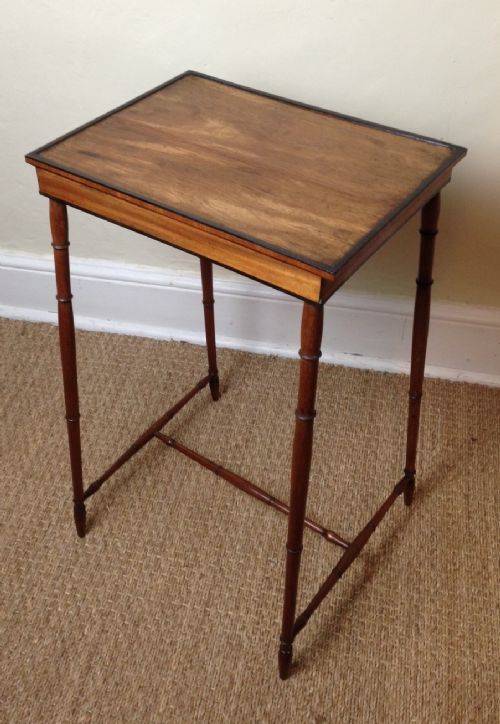A George 111 Satinwood Lamp Table C 1810
