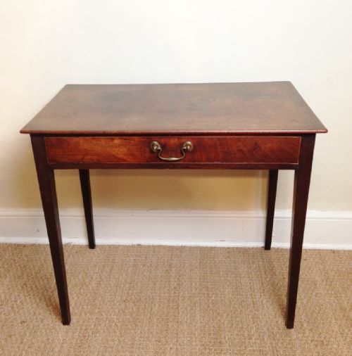 A George 111 Mahogany Side Table C 1780 in Lovely Original Condition