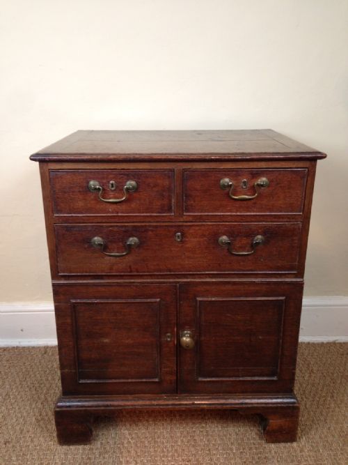 A George 111 Oak Commode Chest C 1790